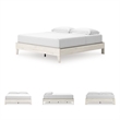 Signature Design by Ashley Socalle Beige King Platform Bed