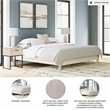 Signature Design by Ashley Socalle Beige King Platform Bed