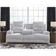 Signature Design by Ashley Higgesbee White Power Reclining Sofa