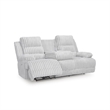 Signature Design by Ashley Higgesbee White Power Reclining Sofa
