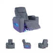 Signature Design by Ashley RiverTest Gray Power Recliner