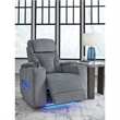 Signature Design by Ashley RiverTest Gray Power Recliner