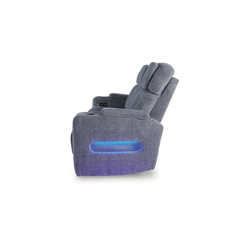 Signature Design by Ashley RiverTest Gray Power Reclining Sofa