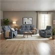 Signature Design by Ashley RiverTest Gray Power Reclining Loveseat with Console