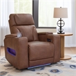 Signature Design by Ashley Wonder Waves Brown Power Recliner