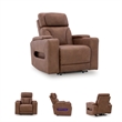 Signature Design by Ashley Wonder Waves Brown Power Recliner