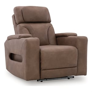 Signature Design by Ashley Wonder Waves Brown Power Recliner