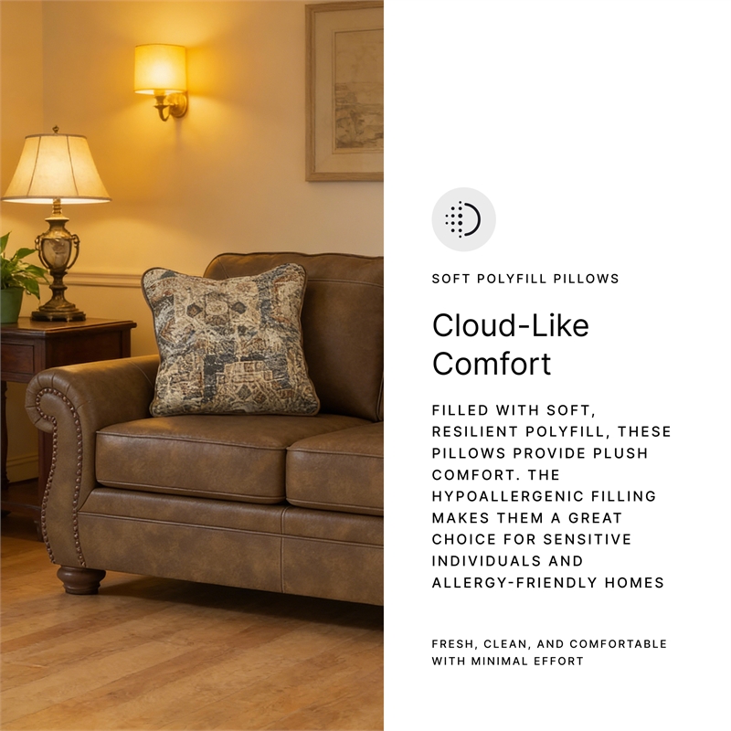 Signature Design by Ashley Shadsburne Brown Loveseat