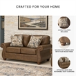 Signature Design by Ashley Shadsburne Brown Loveseat