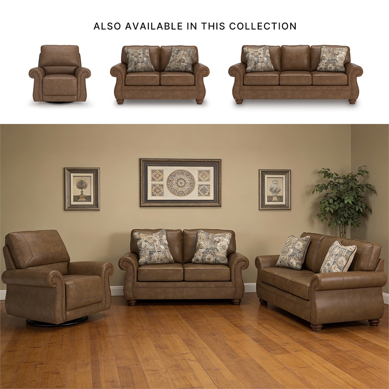 Signature Design by Ashley Shadsburne Brown Loveseat