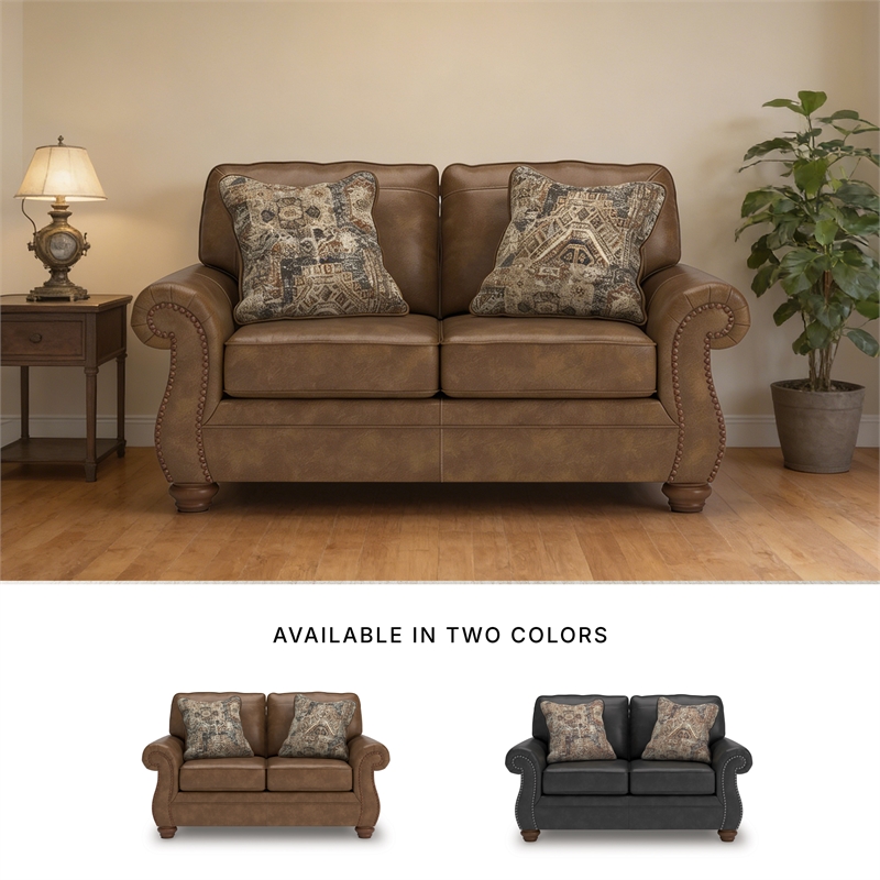 Signature Design by Ashley Shadsburne Brown Loveseat