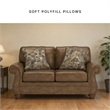 Signature Design by Ashley Shadsburne Brown Loveseat