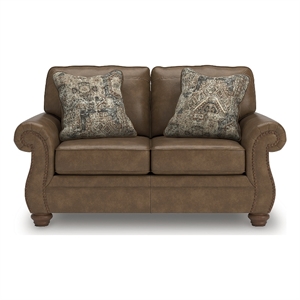 Signature Design by Ashley Shadsburne Brown Loveseat