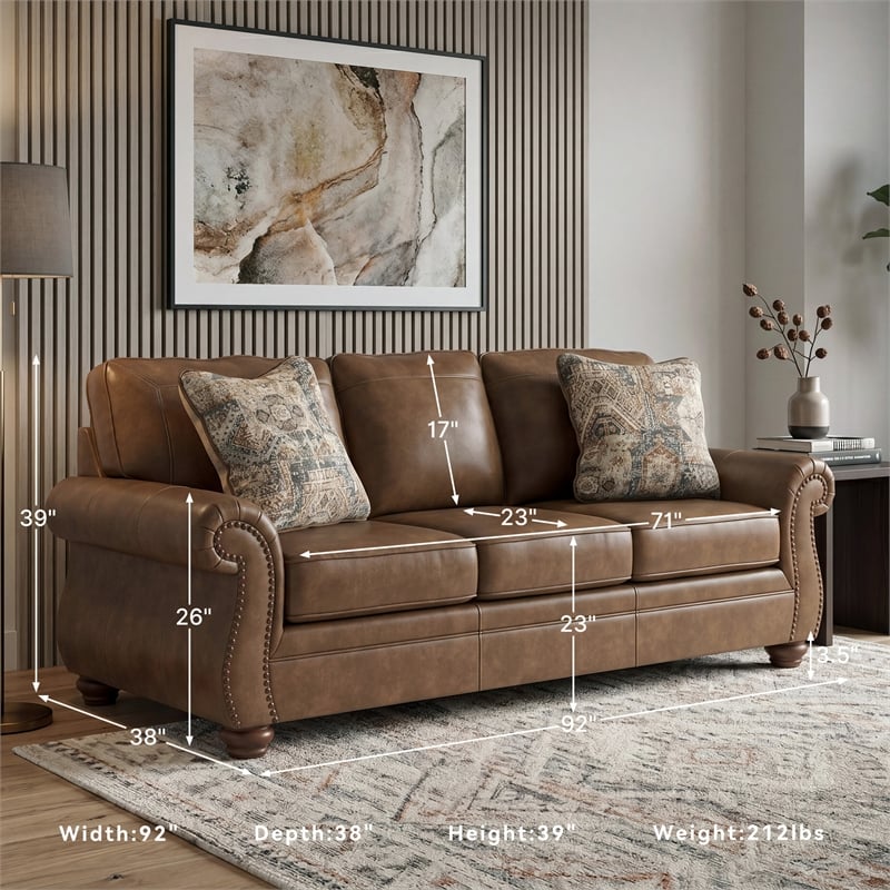 Signature Design by Ashley Shadsburne Brown Queen Sofa Sleeper