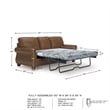 Signature Design by Ashley Shadsburne Brown Queen Sofa Sleeper