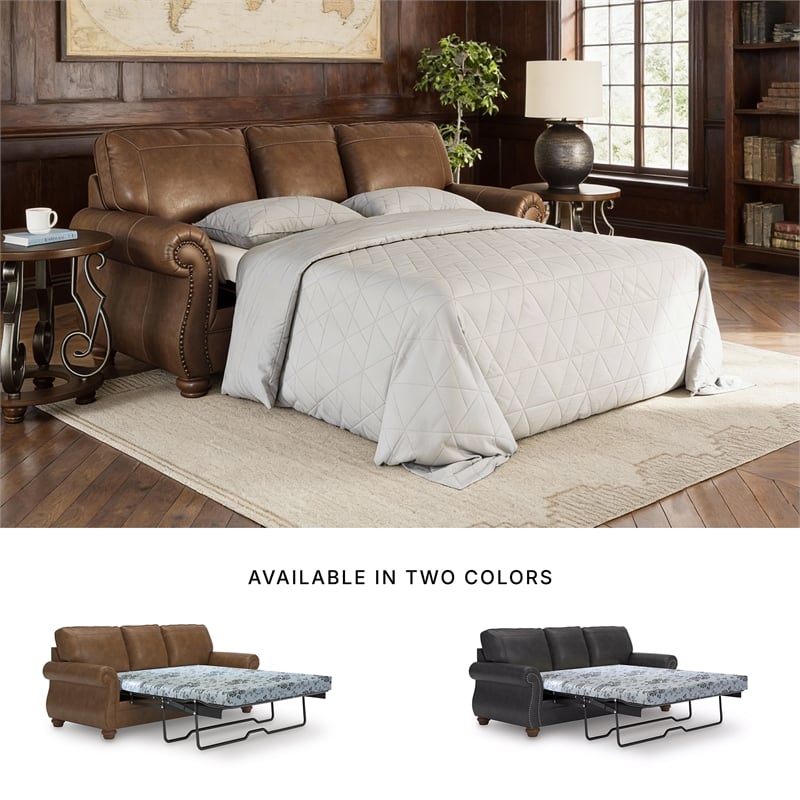 Signature Design by Ashley Shadsburne Brown Queen Sofa Sleeper