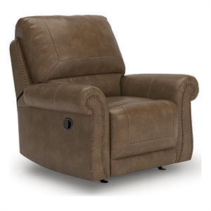 Signature Design by Ashley Shadsburne Brown Swivel Glider Recliner