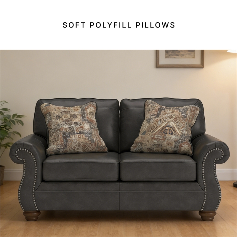 Signature Design by Ashley Chatterton Dark Gray Loveseat