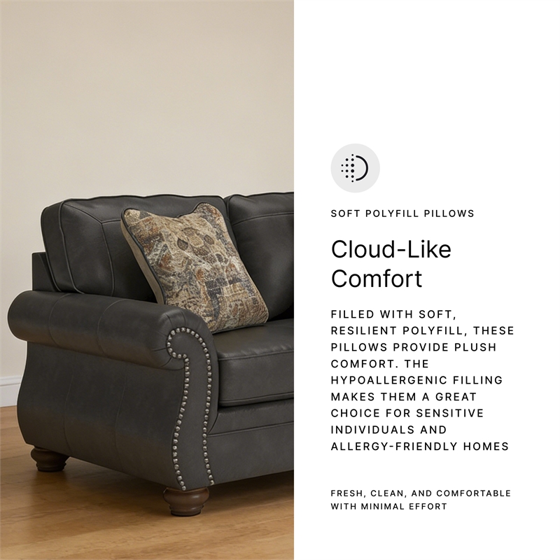Signature Design by Ashley Chatterton Dark Gray Loveseat