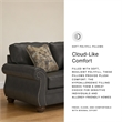 Signature Design by Ashley Chatterton Dark Gray Loveseat