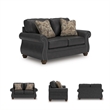 Signature Design by Ashley Chatterton Dark Gray Loveseat