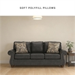 Signature Design by Ashley Chatterton Black Sofa