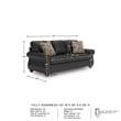 Signature Design by Ashley Chatterton Black Sofa
