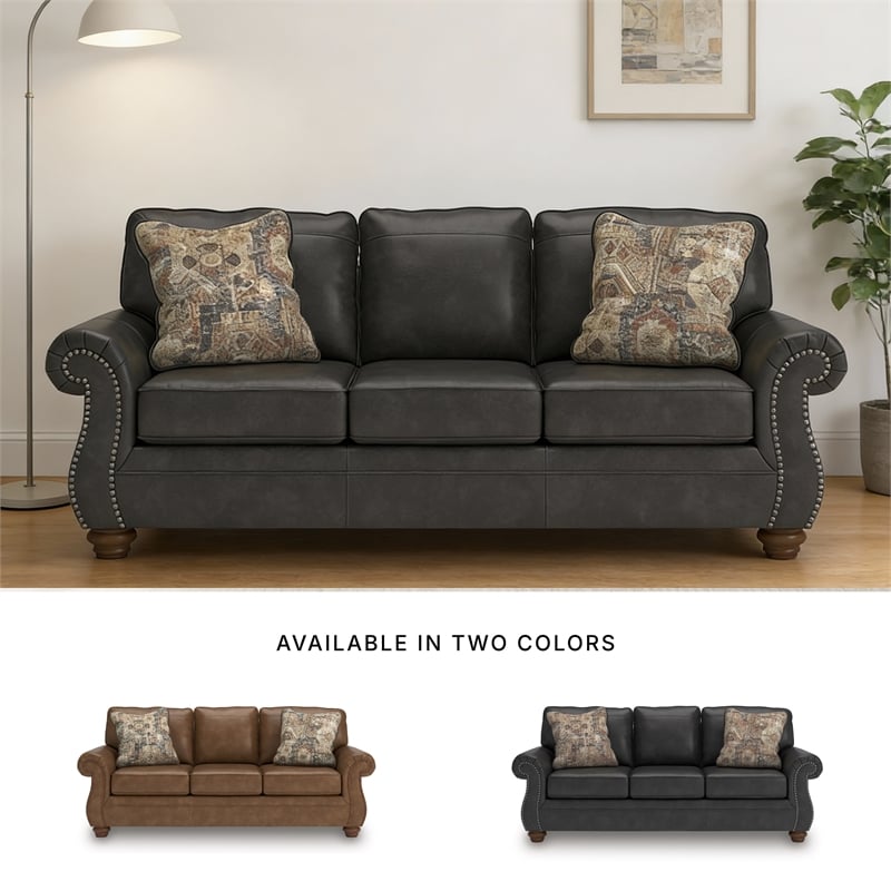Signature Design by Ashley Chatterton Black Sofa