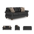 Signature Design by Ashley Chatterton Black Sofa