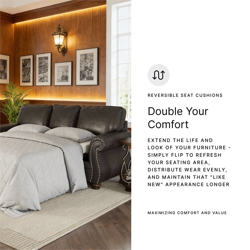 Signature Design by Ashley Chatterton Dark Gray Queen Sofa Sleeper