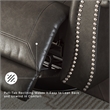 Signature Design by Ashley Chatterton Dark Gray Swivel Glider Recliner
