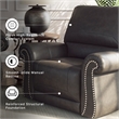 Signature Design by Ashley Chatterton Dark Gray Swivel Glider Recliner