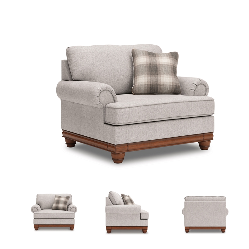 Signature Design by Ashley Stoughton Beige Oversized Chair