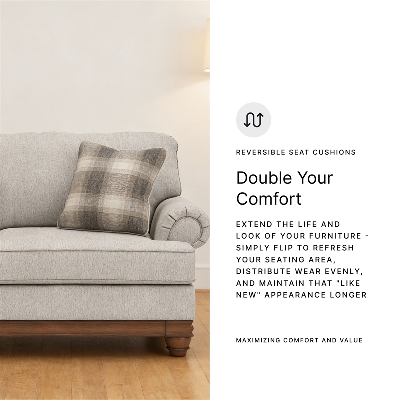 Signature Design by Ashley Stoughton Beige Oversized Chair