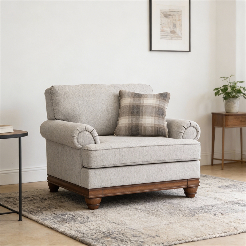 Signature Design by Ashley Stoughton Beige Oversized Chair