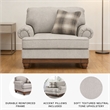 Signature Design by Ashley Stoughton Beige Oversized Chair