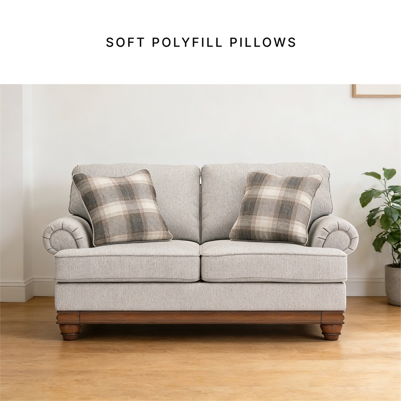 Signature Design by Ashley Stoughton Beige Loveseat