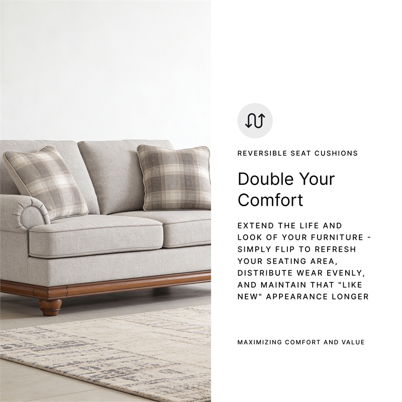 Signature Design by Ashley Stoughton Beige Loveseat