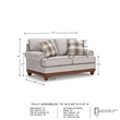 Signature Design by Ashley Stoughton Beige Loveseat