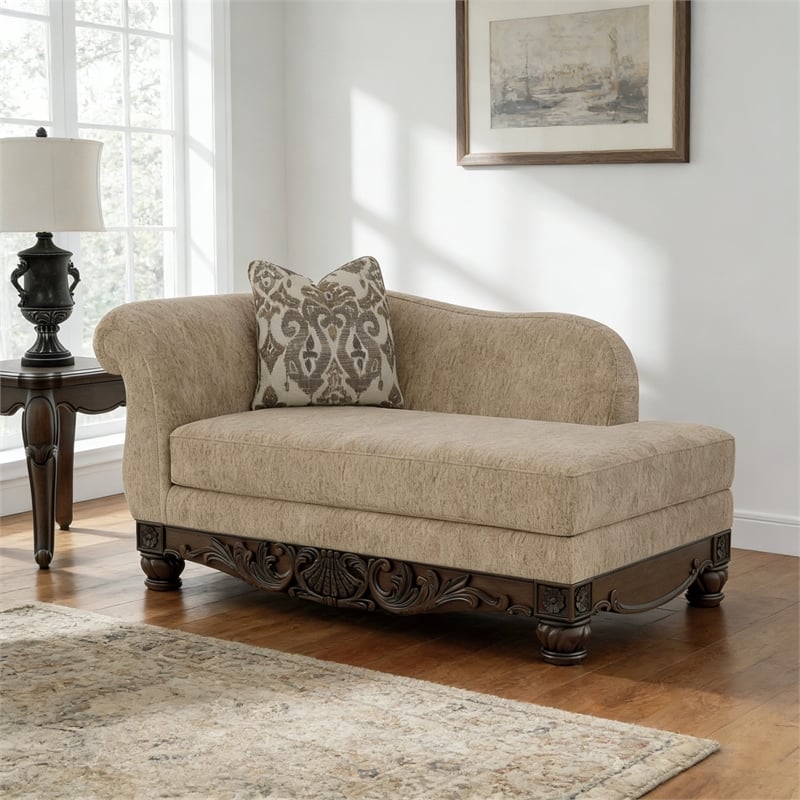 Signature Design by Ashley Stanmore Brown Right-Arm Facing Corner Chaise