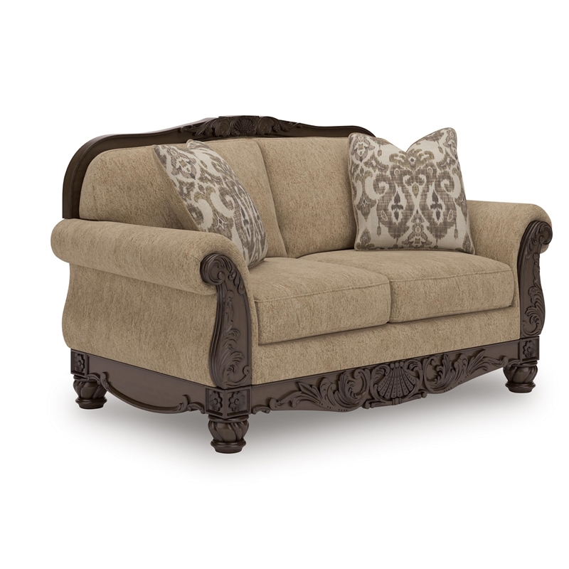 Signature Design by Ashley Stanmore Brown Loveseat