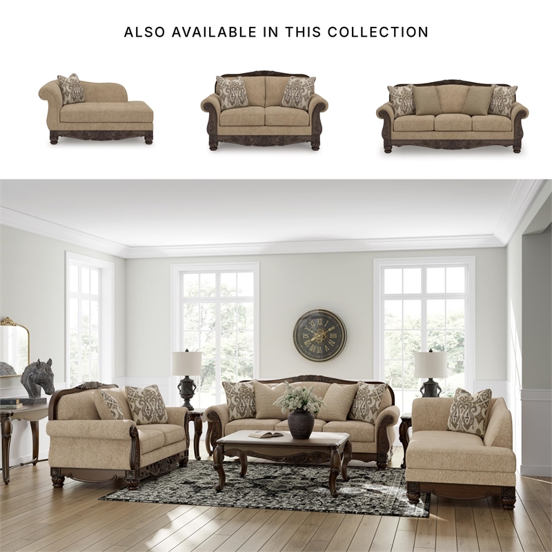 Signature Design by Ashley Stanmore Brown Loveseat