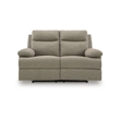 Signature Design by Ashley Yarrow Lane Beige Reclining Loveseat
