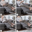 Signature Design by Ashley Yarrow Lane Gray Reclining Loveseat