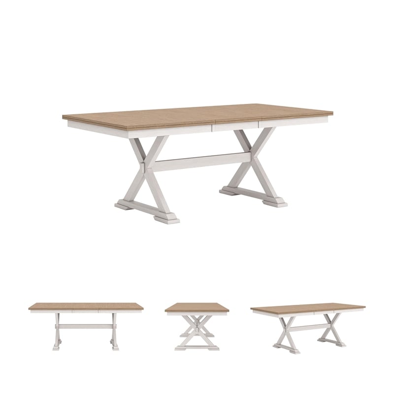 Signature Design by Ashley Westlinport White Dining Butterfly Extension Table