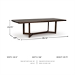 Signature Design by Ashley Kendamor Brown Dining Extension Table