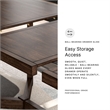 Signature Design by Ashley Kendamor Brown Dining Extension Table