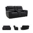 Signature Design by Ashley 5Z-Dreamlight Black Power Reclining Loveseat