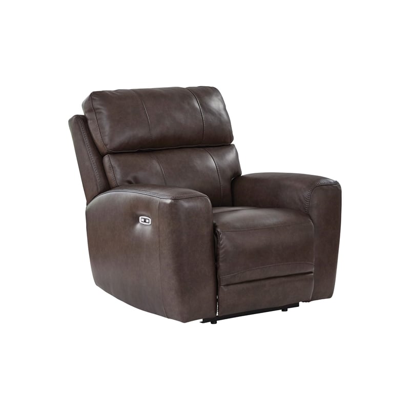 Signature Design by Ashley Side Step Brown Power Recliner