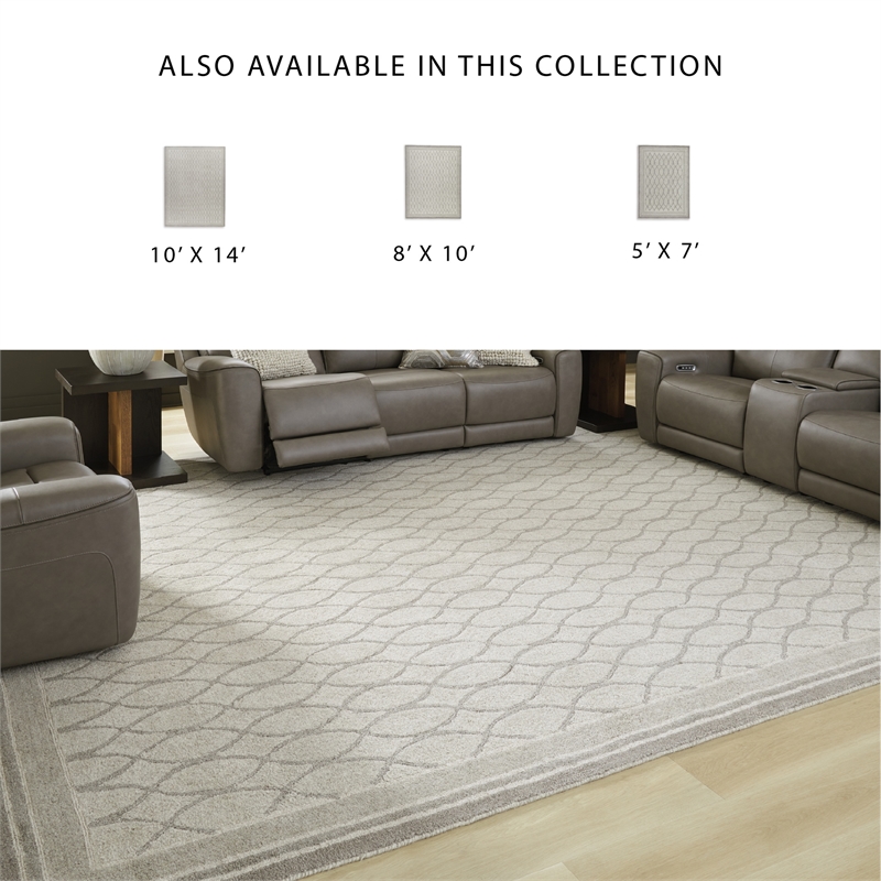 Signature Design by Ashley Wimney Gray Extra Large Rug